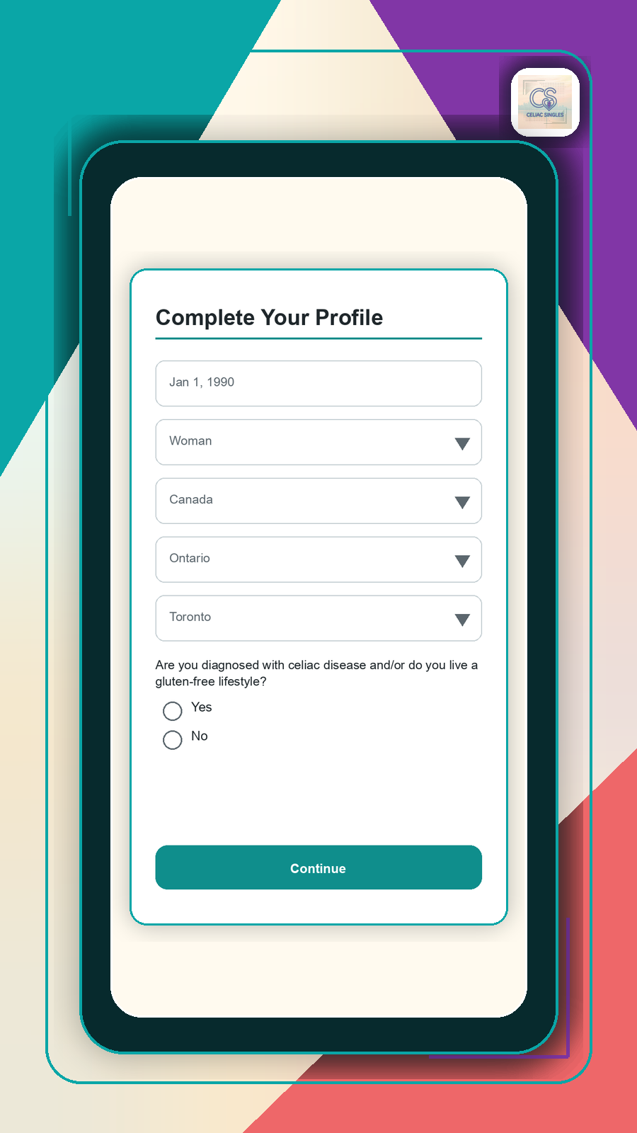 Profile setup