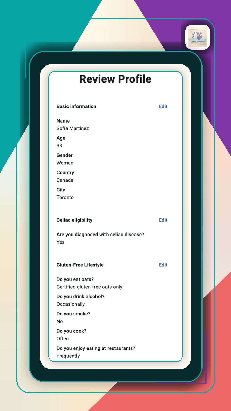 Profile review